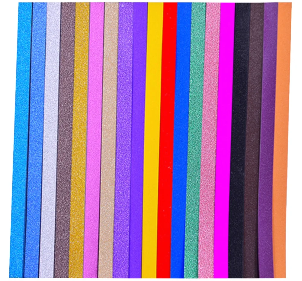 (380 шт./лот) 19 видов цветов разноцветные блестящие полоски оригами для счастливой
