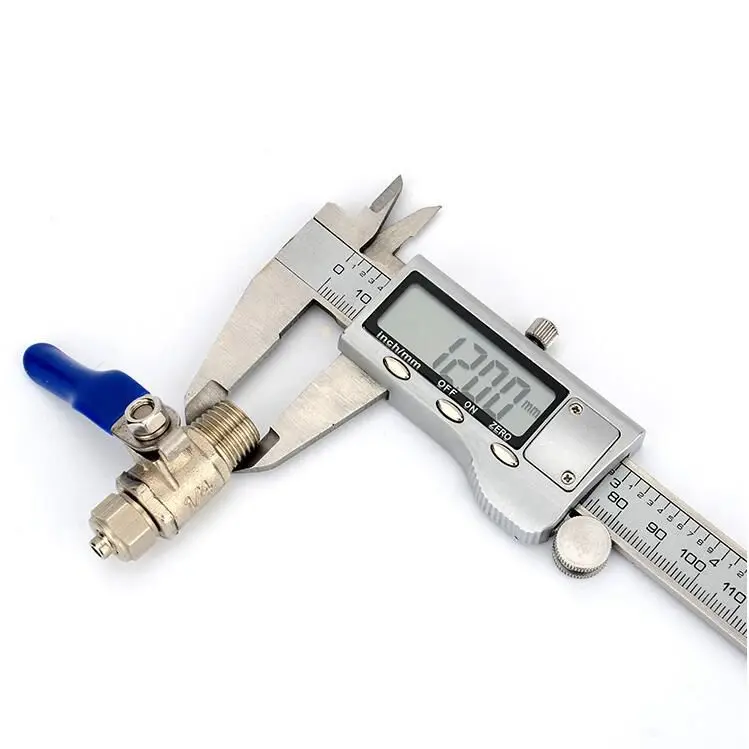 1/4 ''BSP наружная резьба до 1/4'' 3/8 ''PE труба металлический шаровой клапан впускной переключатель управления для RO фильтр для воды соединитель для очистителя частей