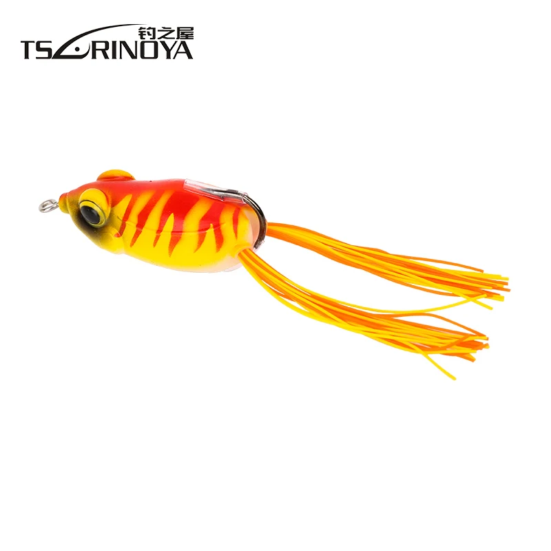 TSURINOYA 3 шт. приманка лягушка 65 мм 13 5 г Topwater рыболовная Лягушка один VMC крючок Isca