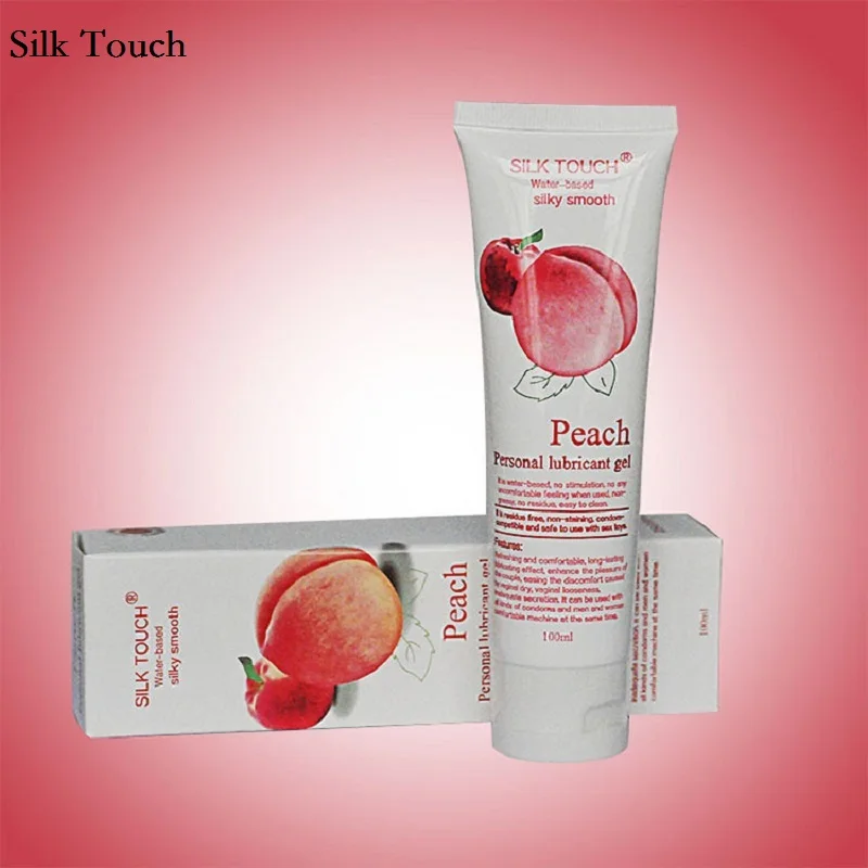 Смазка для анального секса Silk Touch смазка на водной основе с персиковым вкусом