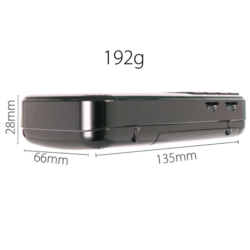 PRUNUS Портативный большой Батарея Ёмкость (3000 мАч) Перезаряжаемые FM SD USB MP3 радио с