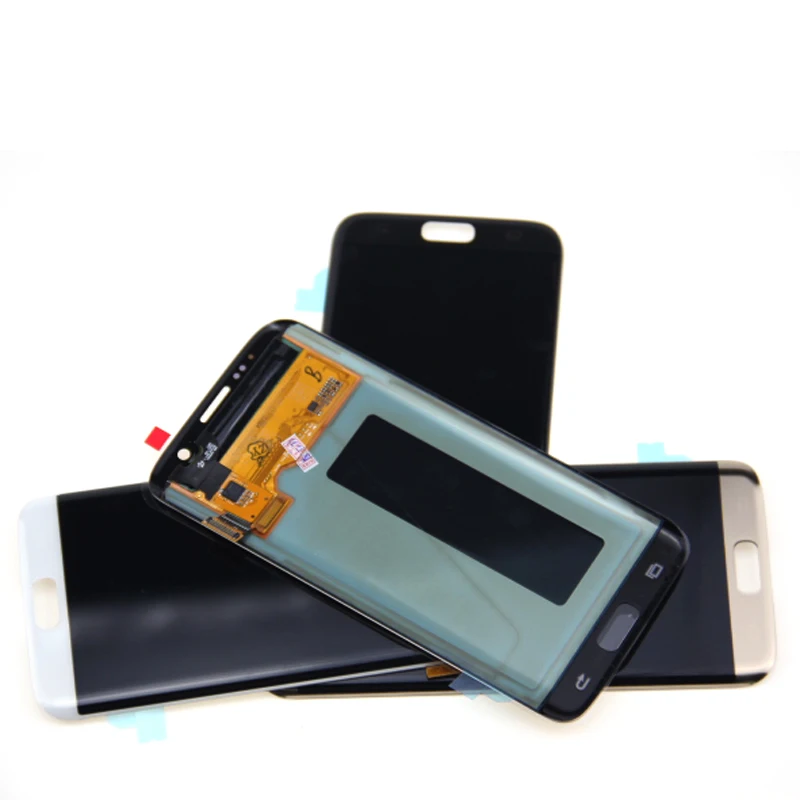 Супер Amoled lcd сенсорный экран дигитайзер в сборе для Samsung Galaxy S7 edge g935 g935f g935fd дисплей