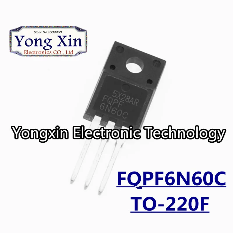 100 шт. FQPF6N60C TO 220 6N60C 6N60 FQPF6N60 TO220 МОП полевой транзистор|Соединители| |