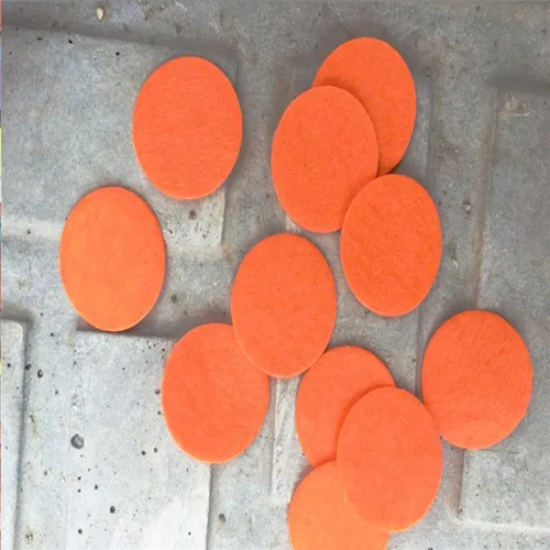 orange 200 штук 25 мм шерстяной фетр поделки для детей фетровые листья гирлянда из роз головные уборы аппликации Скрапбукинг игрушки Швейные аксессуары - Цвет: orange