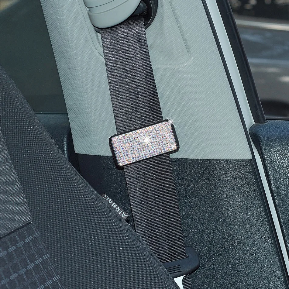 

2 шт., универсальные клипсы для ремня безопасности, 3 цвета