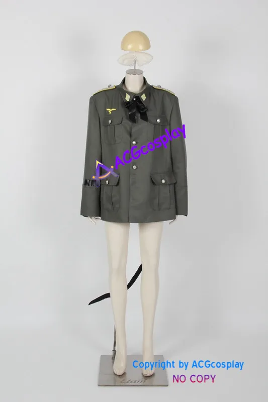 Strike Witches 501st Joint Fighter Wing Minna Dietlinde Wilcke костюм ACGcosplay|cosplay costume|costume cosplaywitch cosplay |