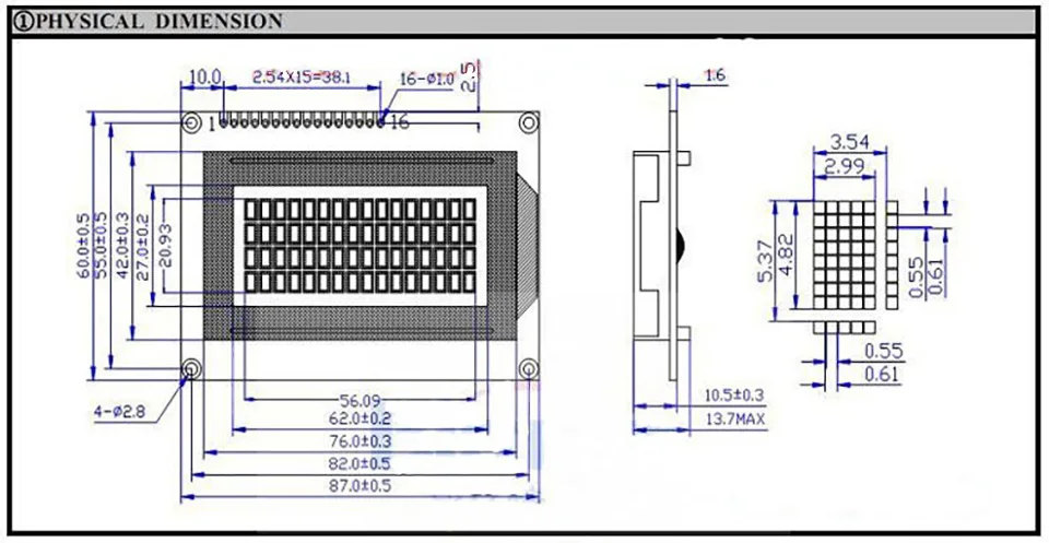ЖК-дисплей 2USB USB 164 16X4 1604 персональный модуль lcd Экран дисплея Панель справочная информация: подходит ЖК-дисплей Smartie& AIDA64 для DIY(сделай сам