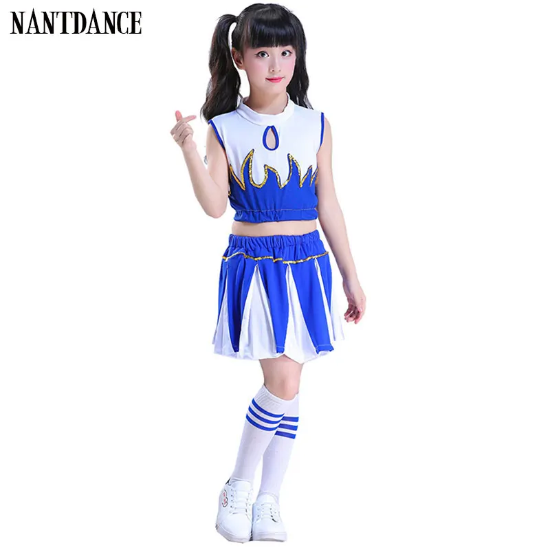 Girl Children Academic Dress School Uniforms Set Kid Girls Student Jazz Costumes Boy Competition Suit Cheerleader Suits | Тематическая