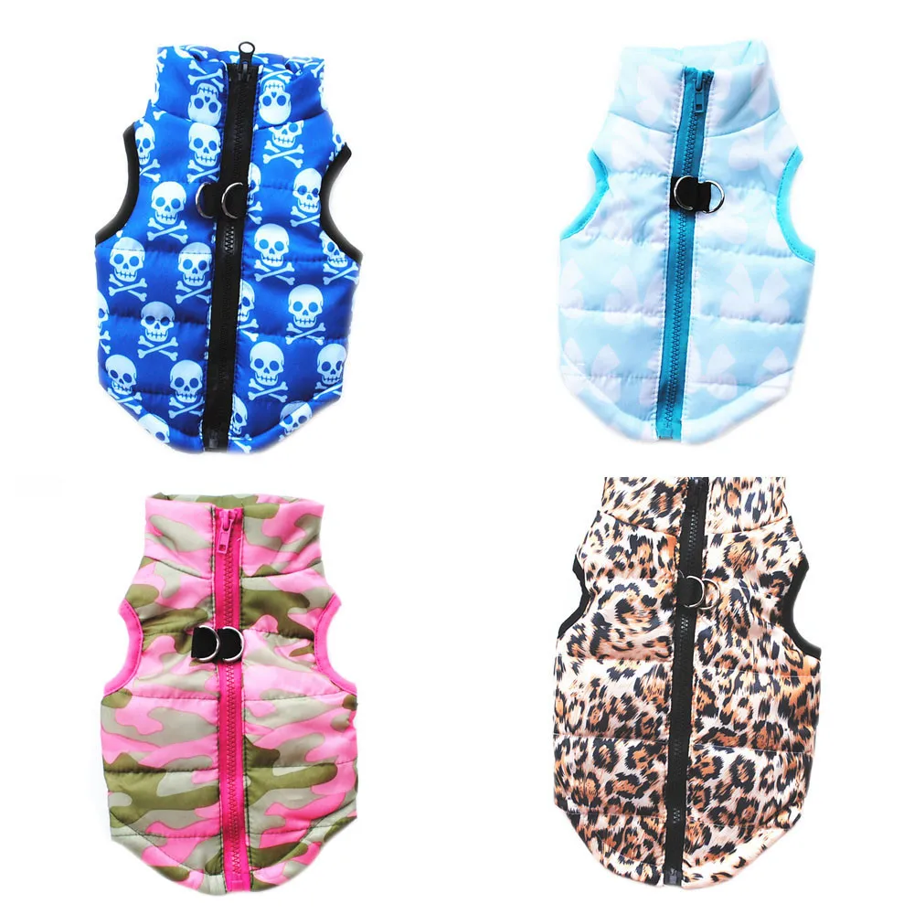 Теплая одежда для маленьких собак ветрозащитная зимняя куртка стеганая щенков