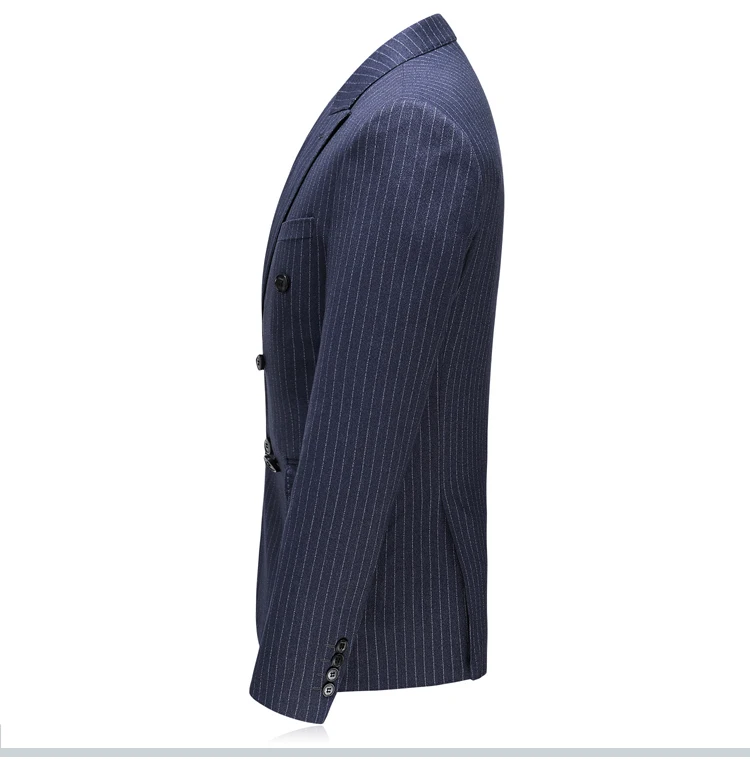 Куртка + брюки жилет модный бренд Для мужчин Костюмы Пиджаки Slim Fit Свадебные