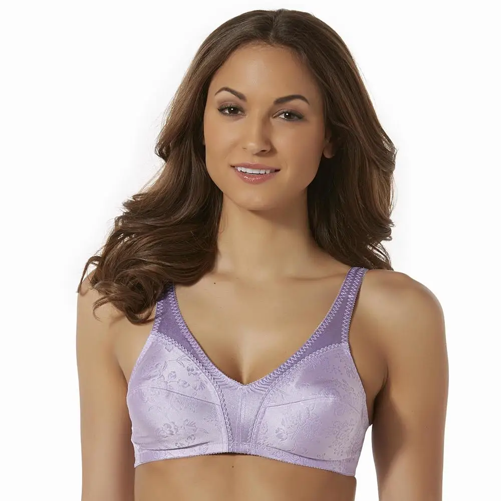 Женский бюстгальтер без косточек с тиснением и полным покрытием размеры 36 38 40 42 44