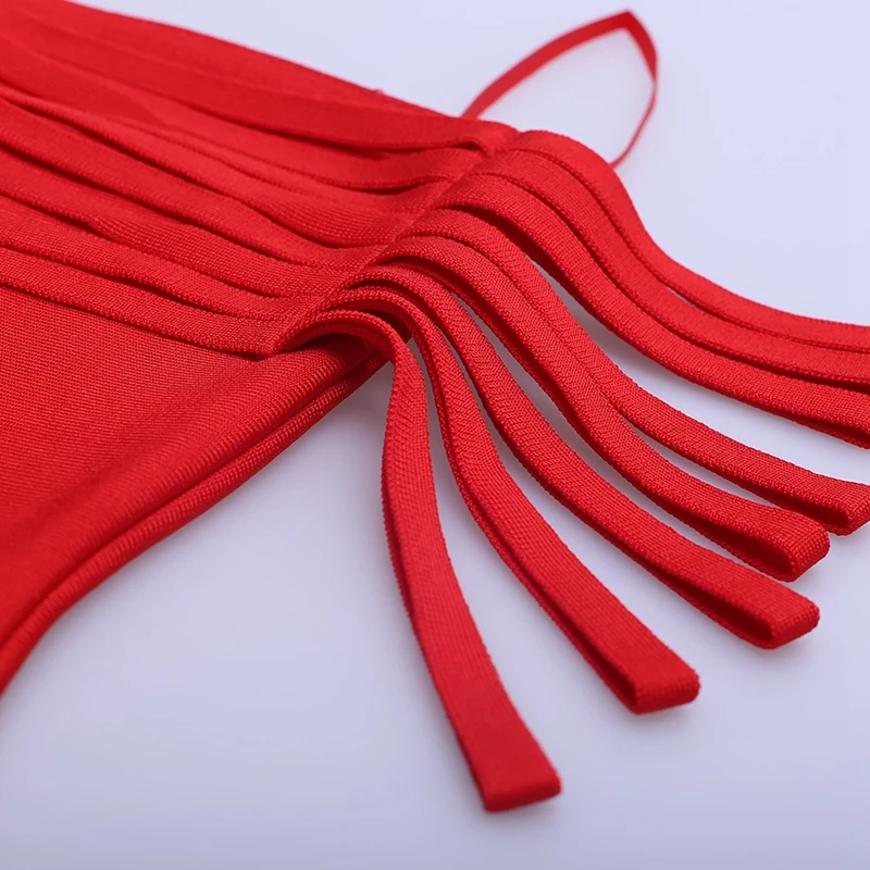 Ocstrade Vestido вискозное Бандажное платье Новое поступление летнее высококачественное желтое Сексуальное бандаж голые плечи платье Вечерние