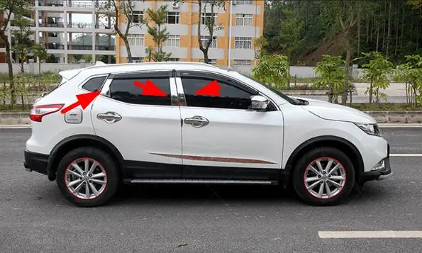 Для NISSAN QASHQAI J11 2016 2018 оконная хромированная Тампа отделка молдинговый Декор