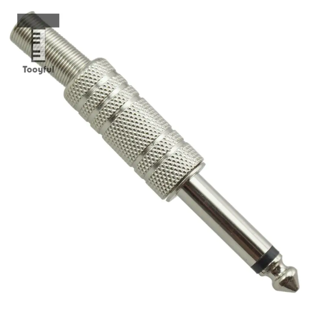 Tooyful 2x Гитара Бас моно разъем 1/4 'ɶ 35 мм Amp Кабель Plug Instrument Accs | Спорт и