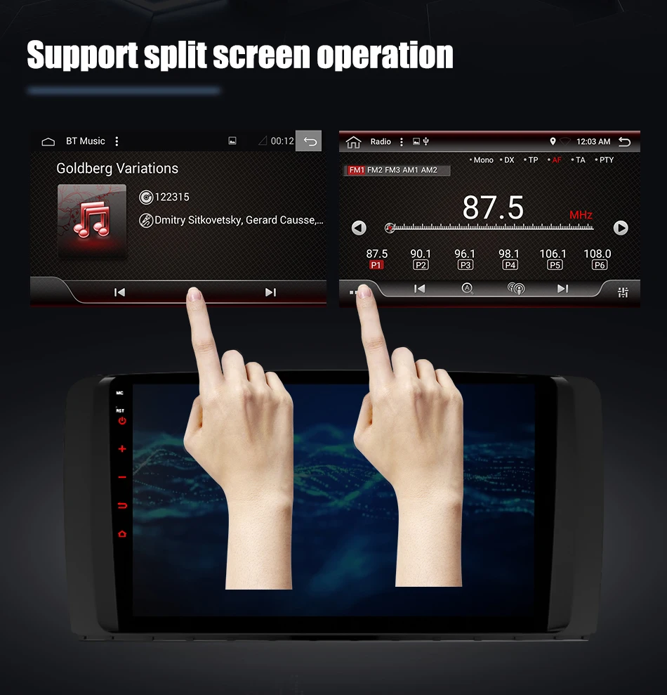 1024*600 Восьмиядерный Android 9,0 автомобильный DVD для Mercedes Benz AMG/R класс W251 R280 R300 R320 R350 gps Радио стерео 4 Гб ram 64 Гб rom