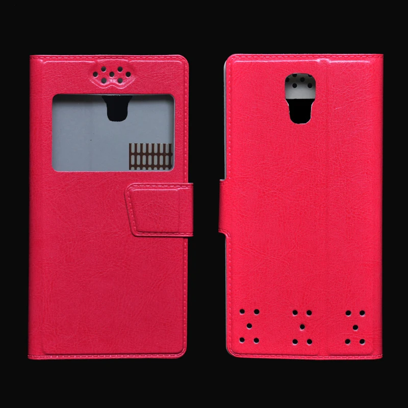 Dower me хит продаж флип-чехол из искусственной кожи с одним окном для Digma VOX S509 3G
