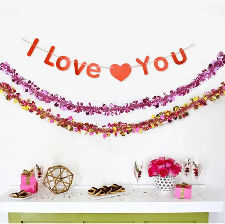 Новинка двухцветная лента длиной 2 метра с цветочным рисунком украшение на окно