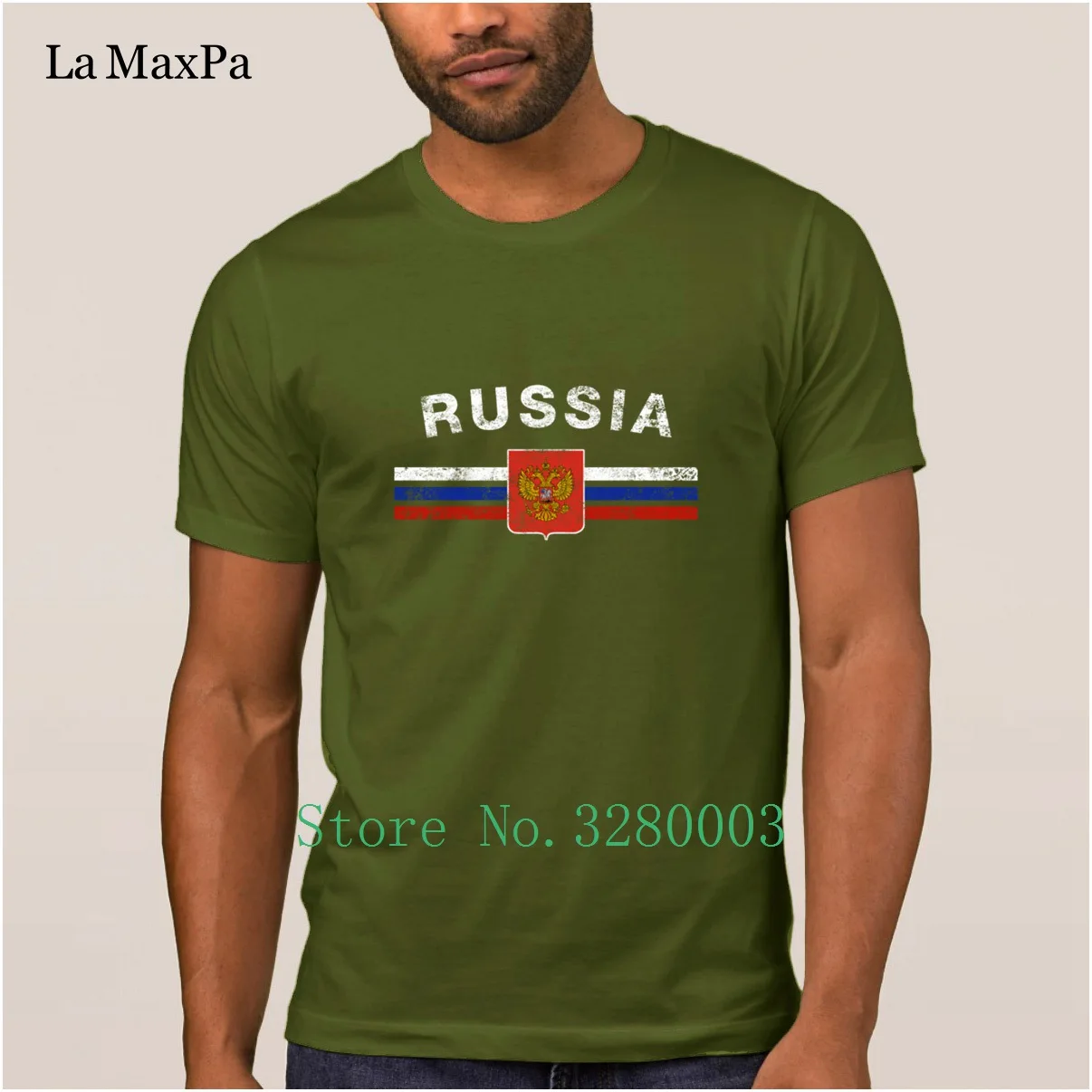 Футболка La Maxpa Better для мужчин мужская футболка с российским флагом Женский флаг