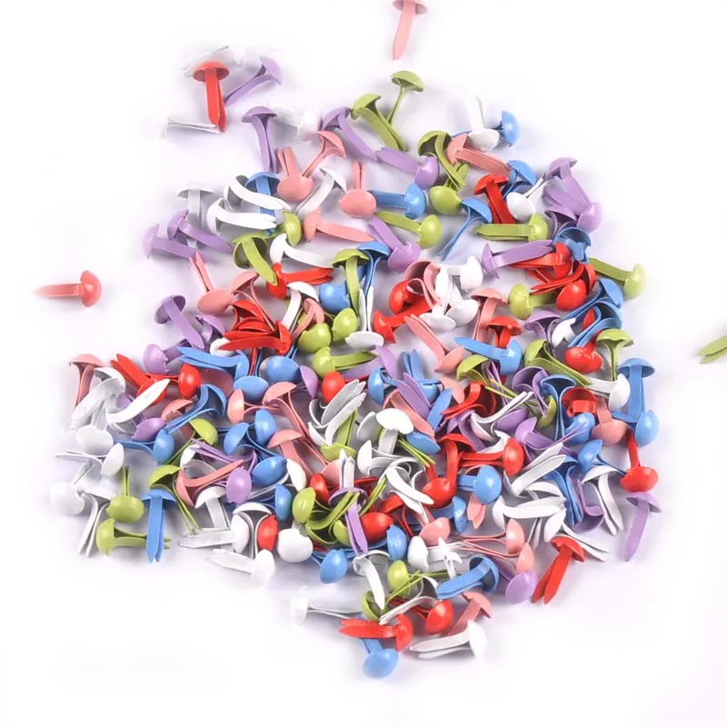 100 шт. смешанные металлические штифтики для скрапбукинга аксессуары украшение