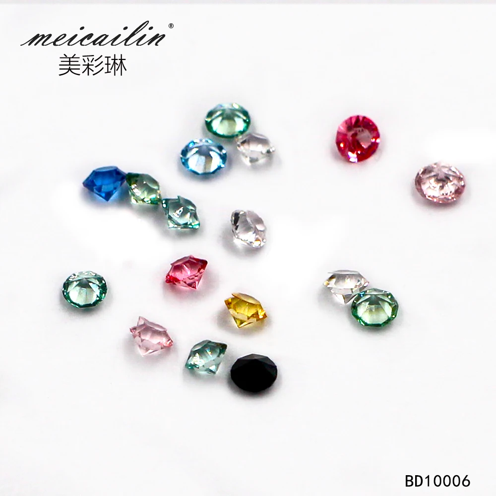 Оптовая продажа 150 шт./компл. Кристалл Многоцветный 3D дизайн ногтей украшения