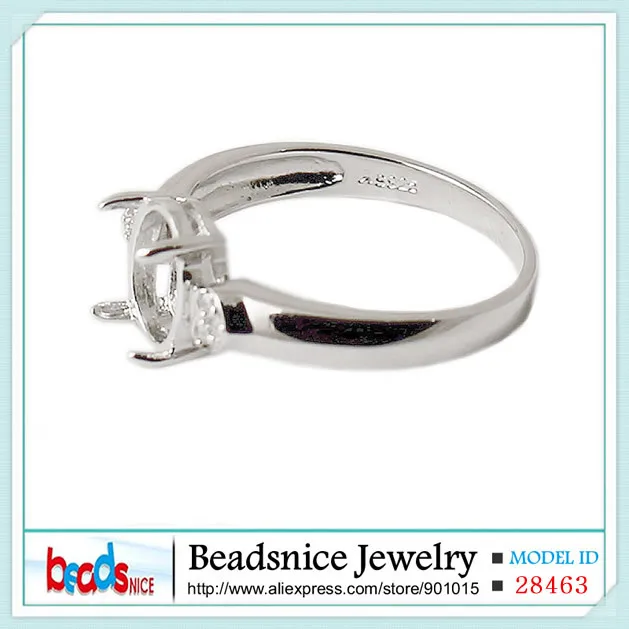 Высококачественные кольца Beadsnice ID28463 из чистого серебра 925 пробы оптовая продажа