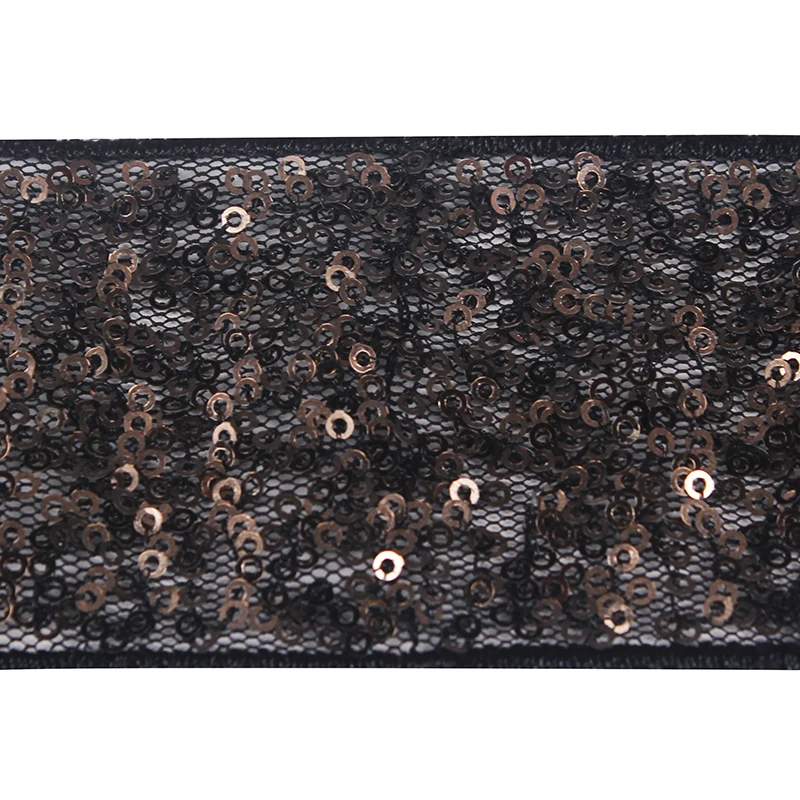 20 ярдов кружевная вышивка лента отделка бисером с блестками полоса кружева мотив