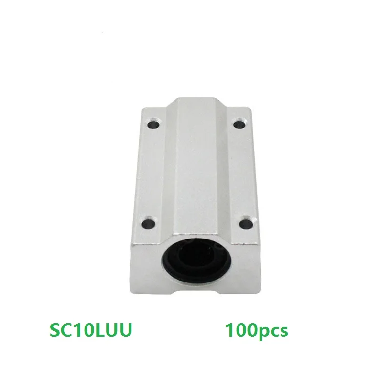 100 шт./лот SC10LUU SCS10LUU Подшипник Длинный Тип Линейный Блок Корпуса линейные
