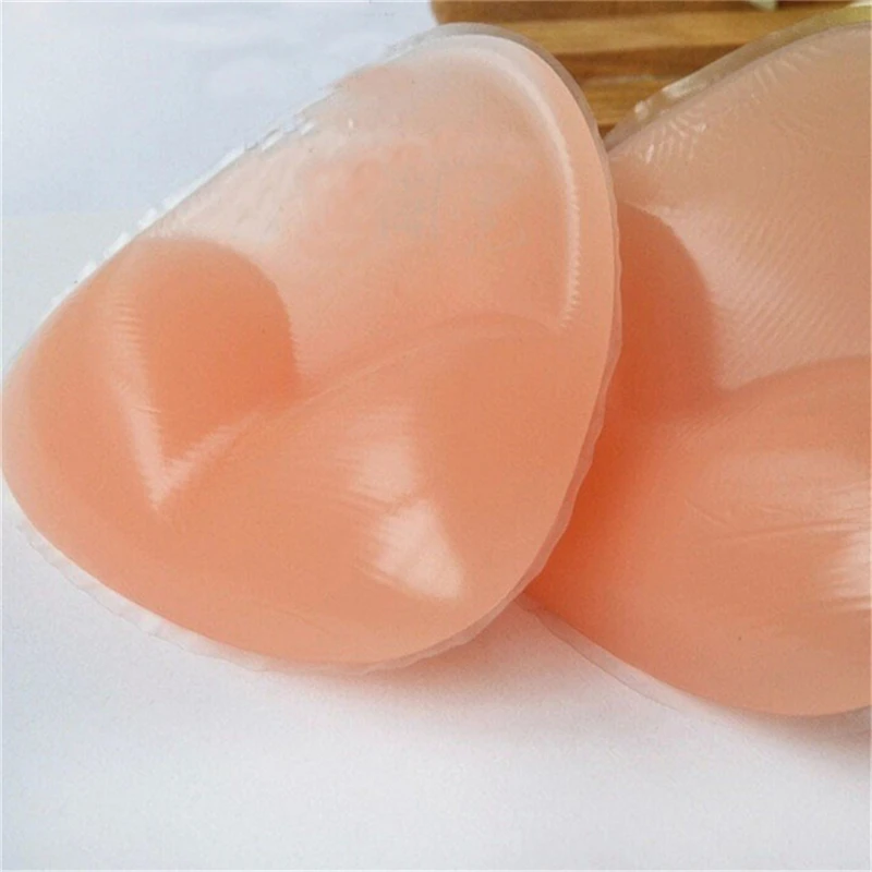 1 пара силиконовые вкладыши для бюстгальтера с эффектом пуш апа|breast enhancer paddings|bra