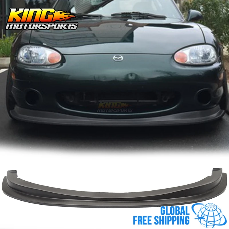 

Fit For 99-00 1999 2000 Mazda Miata MX-5 DS Style Front Bumper Lip Chin Spoiler PU Global Free Shipping Worldwide