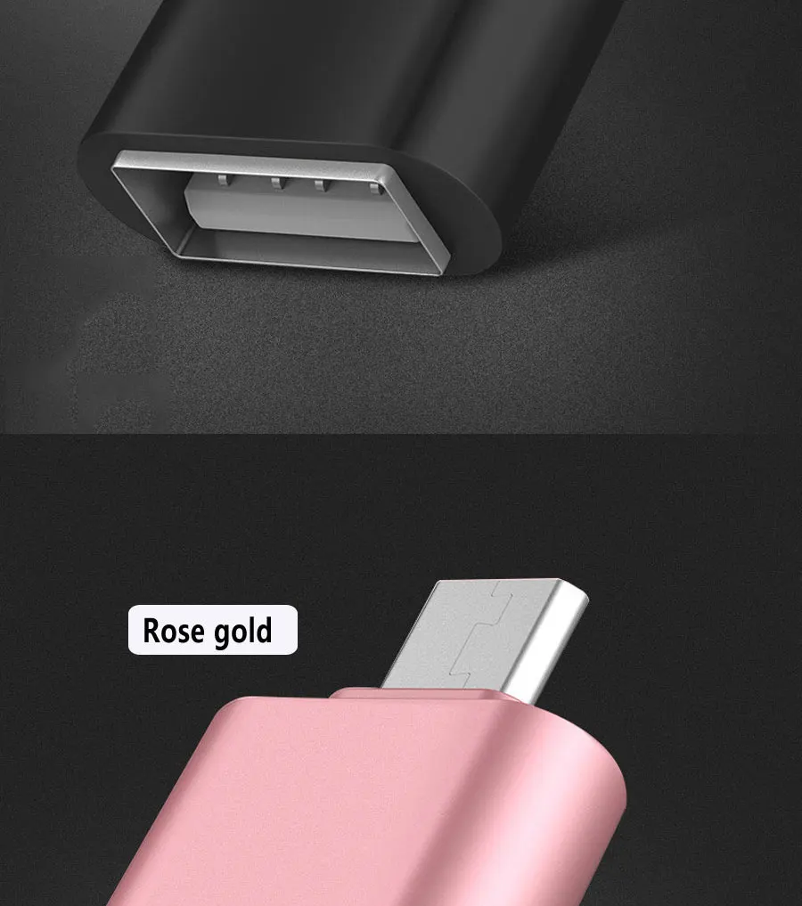 Micro USB мужчина к USB 2,0 Micro OTG адаптер Женский конвертер для samsung Xiaomi LG huawei Android телефоны планшеты флэш-накопители