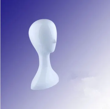 

Бесплатная Доставка! Голова манекена высокого уровня, модная Глянцевая белая голова манекена, распродажа