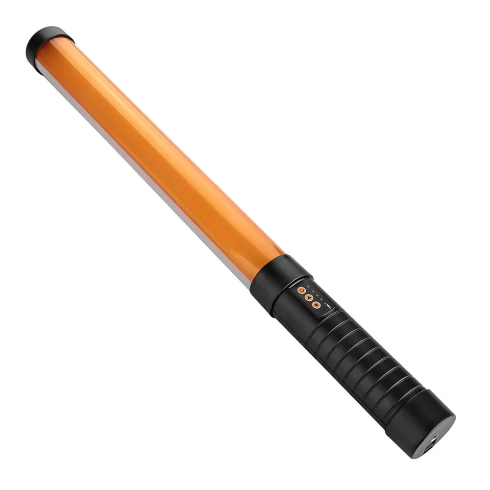 Travor STL-900 портативный ручной трубчатый светодиодный видео светильник с регулируемой яркостью двухцветный 3200 K/5600 K светильник для фотосъемки с пультом дистанционного управления