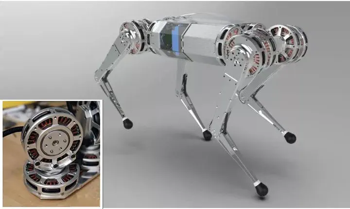 MIT Mini Cheetah четырехногий робот собака четверногий электрический привод мини-Cheetah