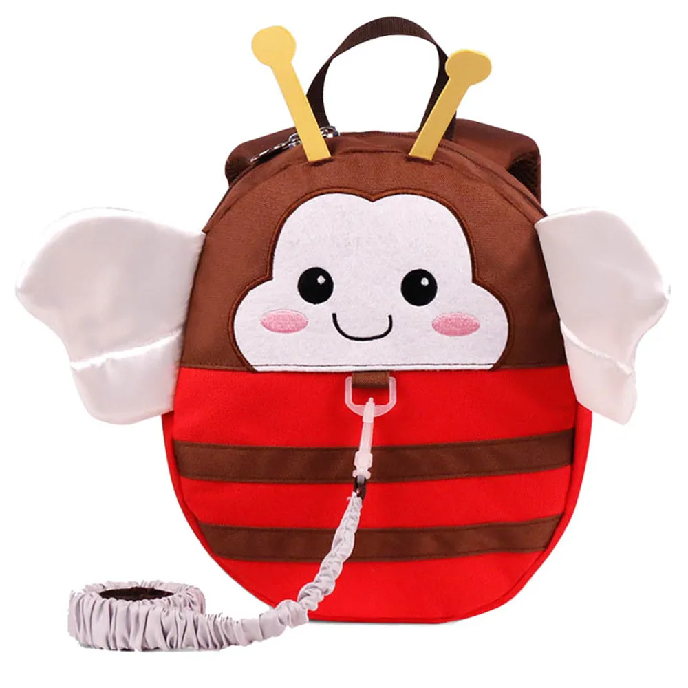 

New Kids Backpacks Cute Cartoon Wings Kindergarten School Bags for Girls Boys Children Anti-lost Bags Nursery Bag