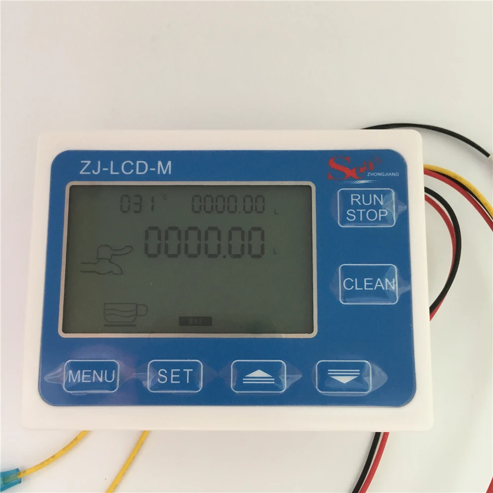 ZJ-LCD-M контроллер расходомера + 1 5 &quotДатчик потока Холла датчик температуры NTC |