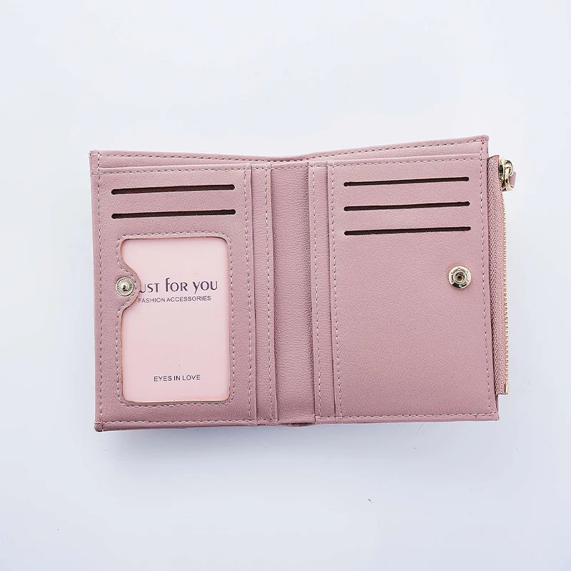 Eyes In Love Vintage Female Wallet Top Quality Leather Purse Women's Envelope Small Women Zipper Coin Portfel | Багаж и сумки