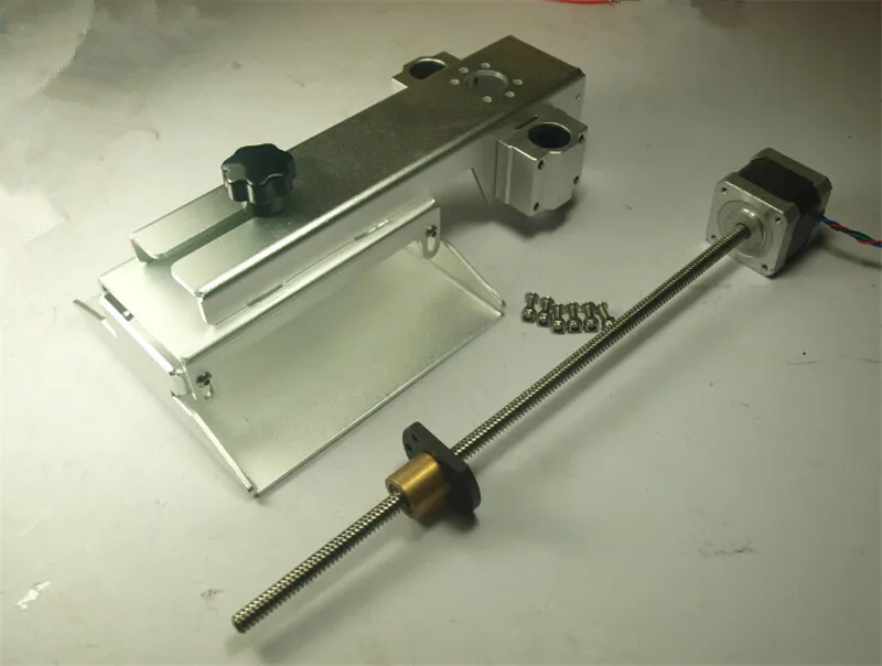 DLP/SLA Z axis build platform system kit set for DIY 3D printer Z-Motor with Trapezoidal Lead Screw Tr 8*8(P8) anti-backlash nut