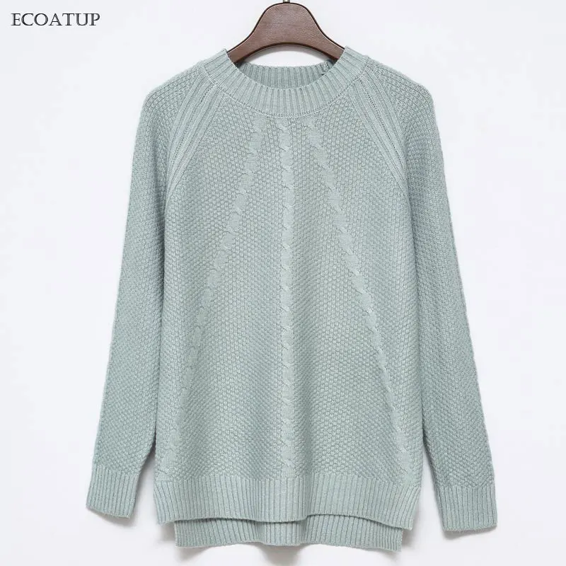 Женский свитер оверсайз модные дизайнерские свободные пуловеры с завязками