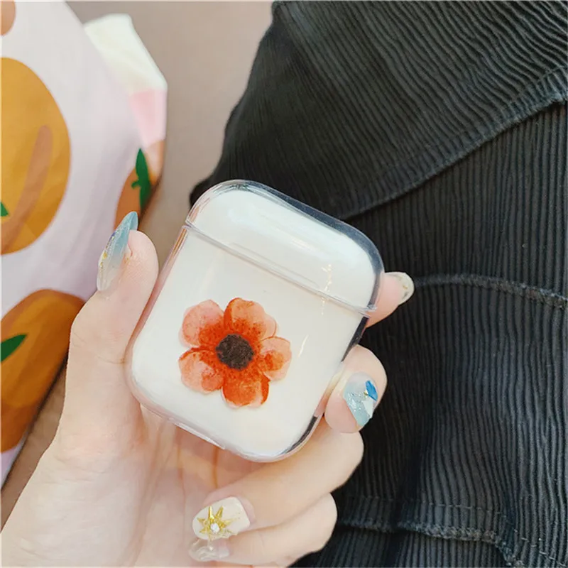 Style 3 Милый мультяшный чехол для Apple Airpods, наушник с Bluetooth, аксессуары для Airpods, прозрачный жесткий чехол для наушников - Цвет: Style 3