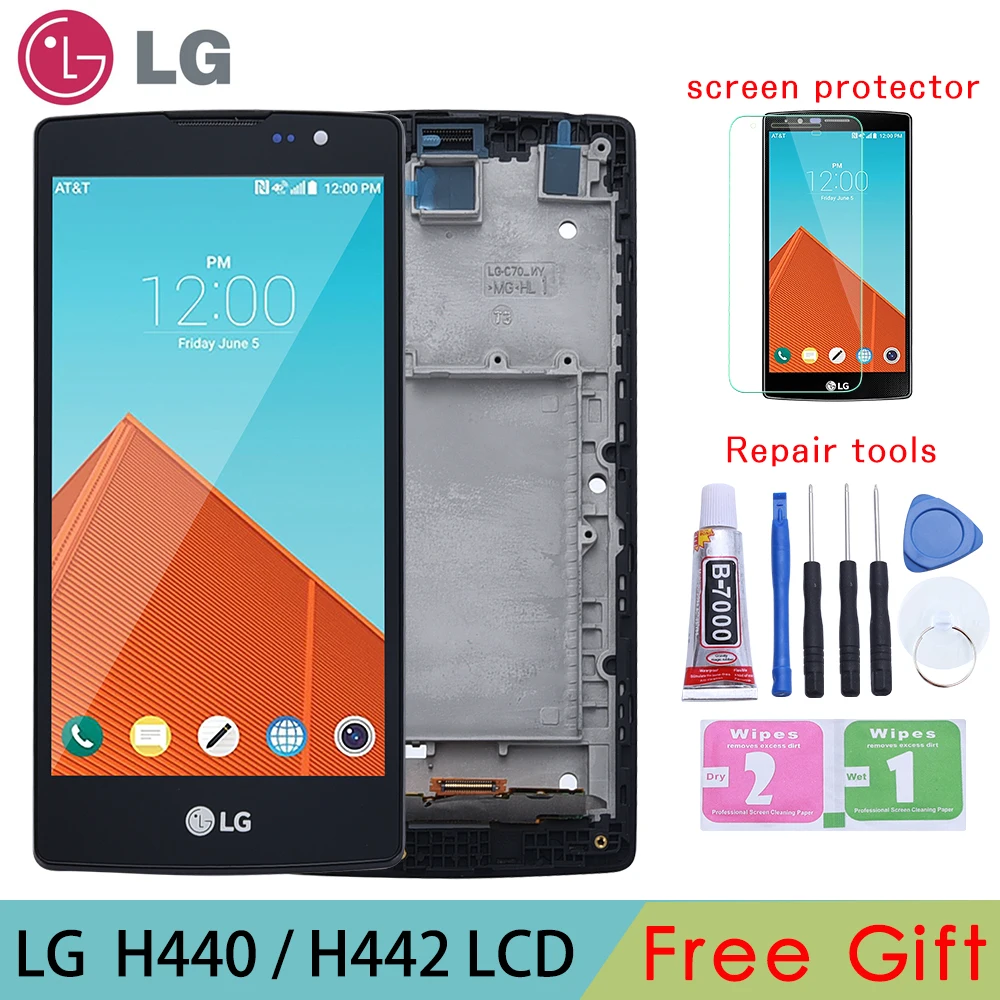 4," 3g 4G LTE для LG Spirit lcd дисплей H440 H442 lcd сенсорный экран H422 H440N C70 для LG Spirit дисплей Замена