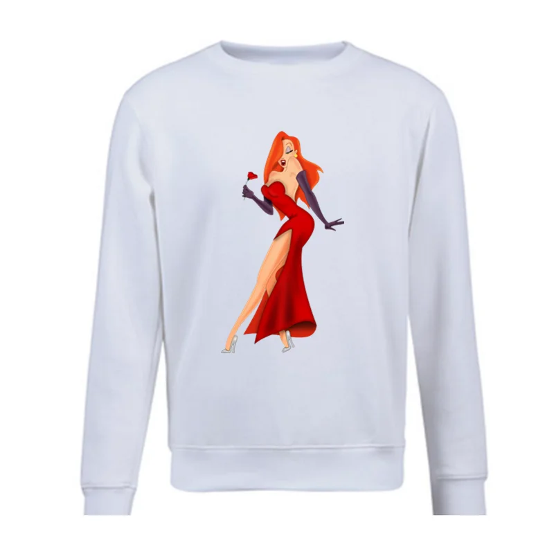 Толстовка флисовая Мужская в стиле хип-хоп с принтом красной розы | одежда