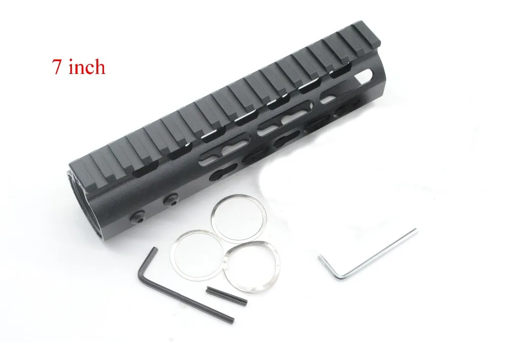 Черный " 9" 1" 12" 13," 15" дюймов AR-15 поплавок Keymod Handguard Пикатинни для охоты тактический прицел крепление системы