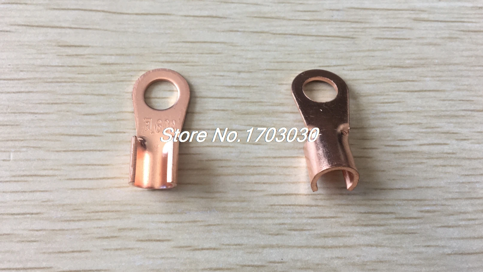 10 шт. медный Концевой Зажим с открытым носовым кольцом 60A|connector terminal|copper wire