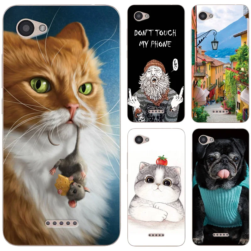 Case For ZTE Blade A601 BA601 Printing Design Patterned Silicone Soft TPU BA 601 A Phone Back Cover |