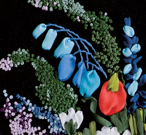 Цветочный горшок из черной ткани 50x55 см цветочный набор для рисования искусство