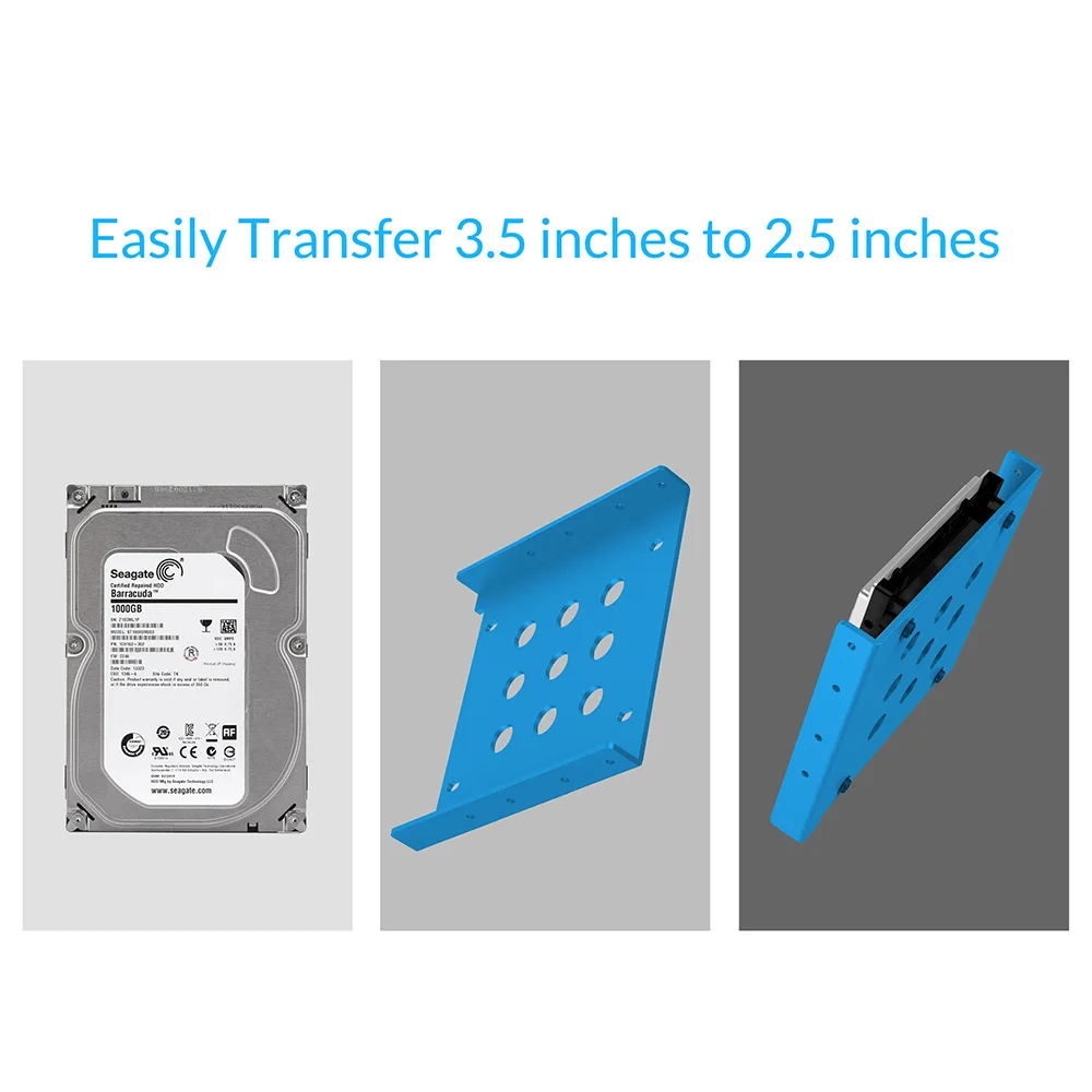 Комплект монтажных кронштейнов ORICO для жесткого диска 2 5 3 дюйма алюминиевая док