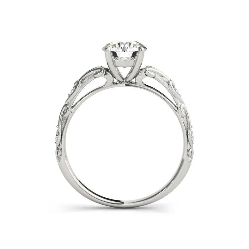 LESF Винтаж 3/4 ct набор обручальных колец Уникальный Дизайн Круглый вырез