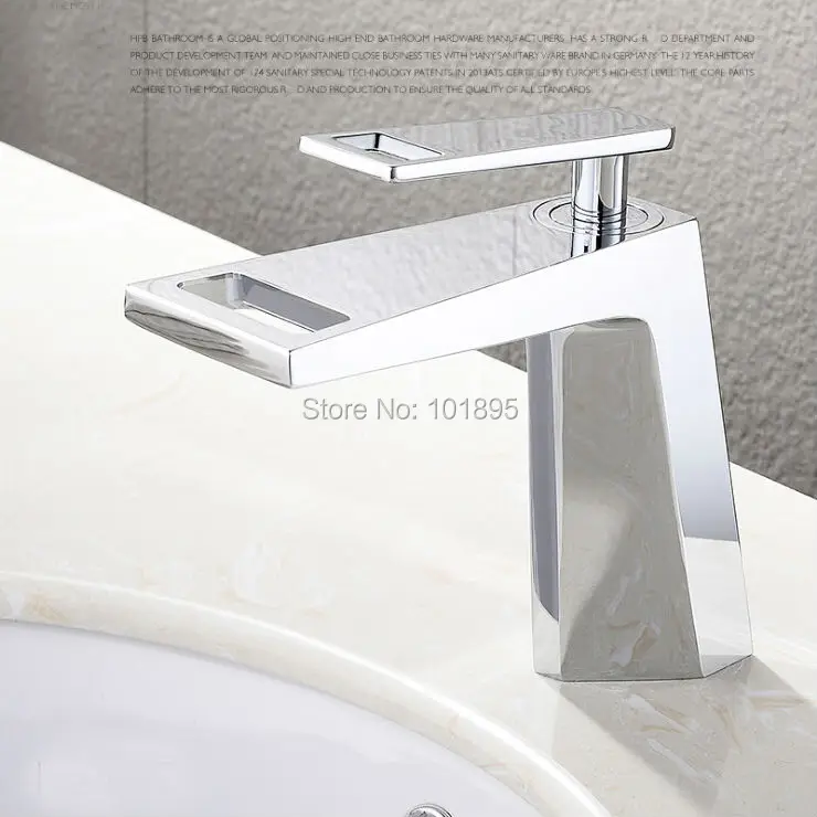 

L16696 Deck Mounted Brass Material Faucet with 4 Colors for Choice
