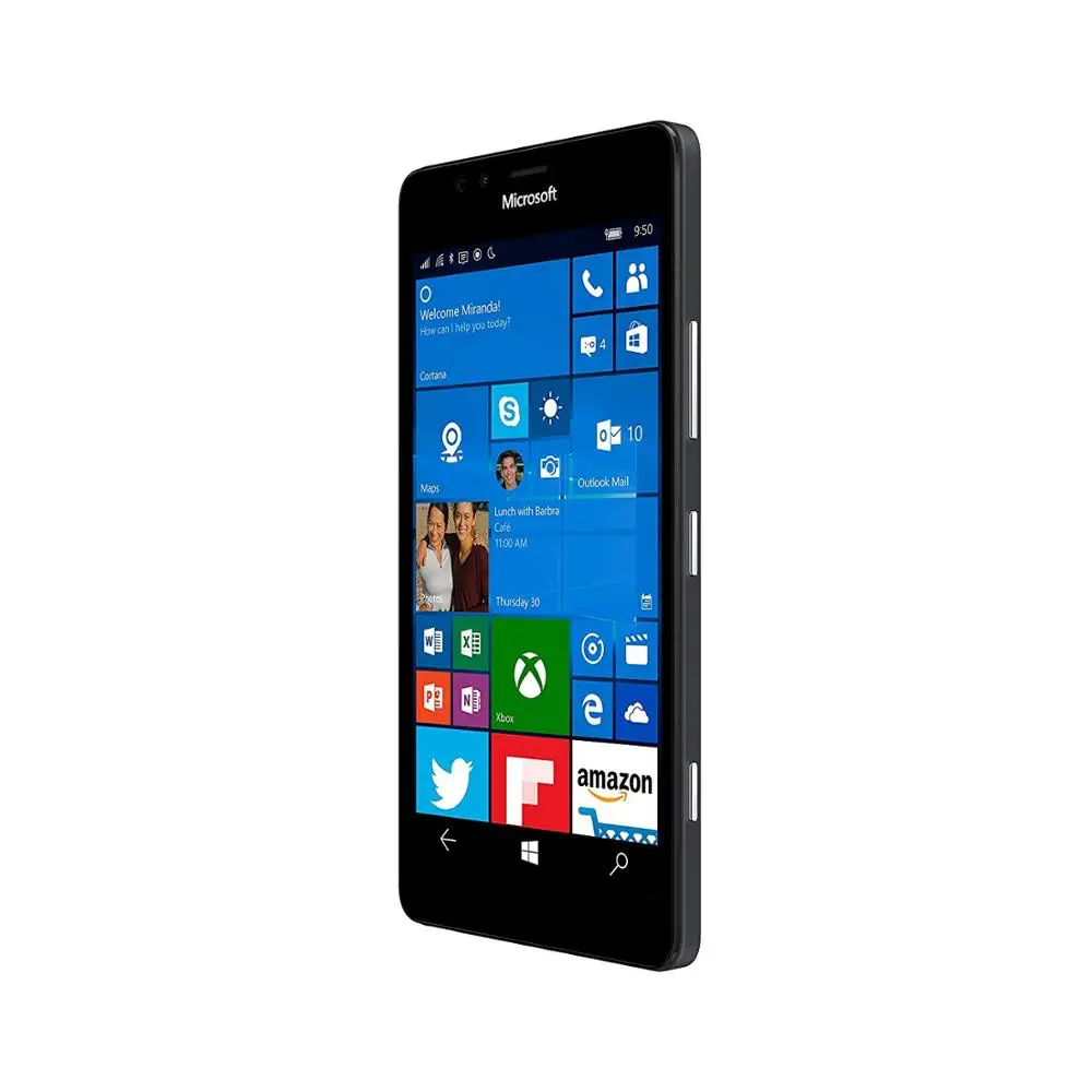 Новая версия ЕС, Мобильный телефон Nokia Micr osoft Lumia 950 Rm-1104, 4G LTE, 5,2 дюймов, 3 ГБ, 32 ГБ, 20 МП, камера, 3000 мА/ч, одна sim-карта, SM