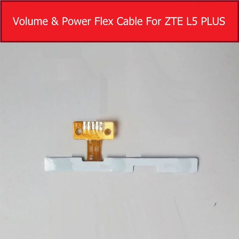 Оригинальный гибкий кабель для регулировки громкости и питания ZTE Blade L5 Plus L0510